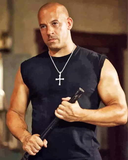 Dominic Toretto character Diamond Dotz Dominic Toretto Diamond Painting