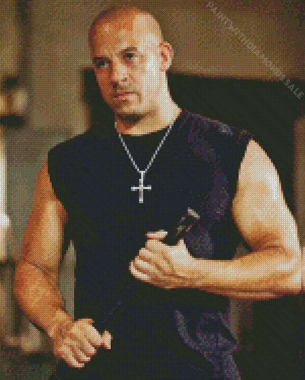Dominic Toretto character Diamond Paints Dominic Toretto Diamond Painting