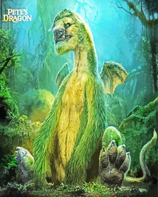 Elliot the Dragon Diamond Paints Elliot The Dragon Diamond Painting