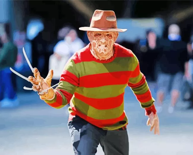 Freddy Krueger Diamond By Numbers Freddy Krueger Diamond Painting