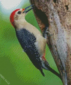Golden Fronted Woodpecker Diamond Painting