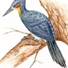 Great Slaty Woodpecker Diamond Painting