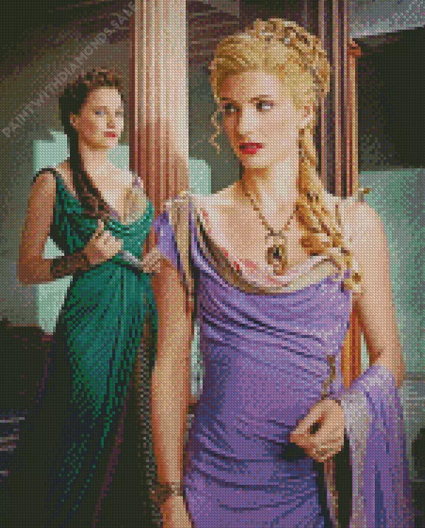 Ilithyia Spartacus character Diamond By Numbers Ilithyia Spartacus Character Diamond Painting