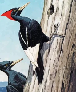 Imperial Woodpecker Diamond Painting