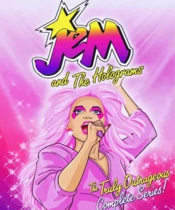 Jem Cartoon Poster Diamond Painting