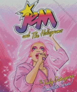 Jem Cartoon Poster Diamond Painting