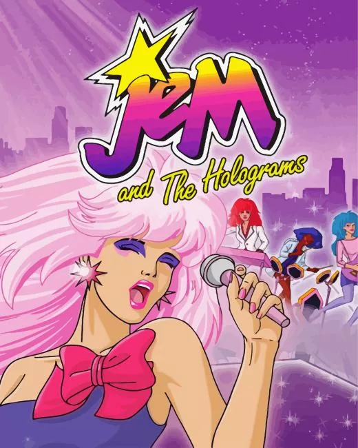 Jem poster Diamond By Numbers Jem Paoster Diamond Painting