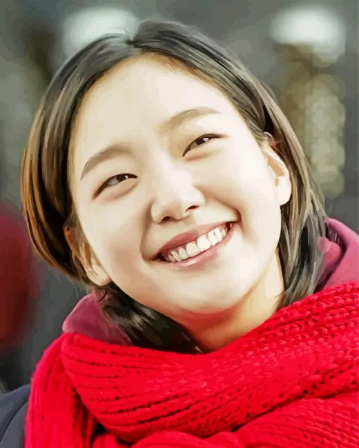 Ji Eun tak smiling Diamond Dotz Ji Eun Tak Smiling Diamond Painting