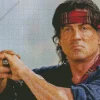 John Rambo Character Diamond Painting