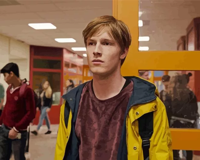 Jonas Kahnwald in Dark Diamond Dotz Jonas Kahnwald In Dark Diamond Painting