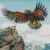 Kea Bird Flapping Wings Diamond Painting