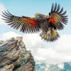 Kea Bird Flapping Wings Diamond Painting