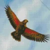 Kea Bird In A Flight Diamond Painting