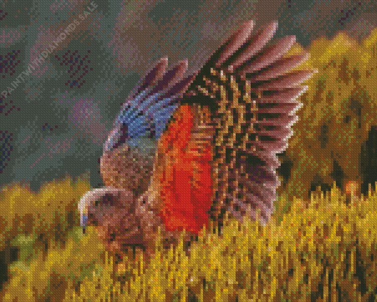Kea Bird spreading wings Diamond Dotz Kea Bird Spreading Wings Diamond Painting