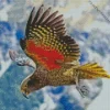 Kea In Flight With Wings Spread Diamond Painting