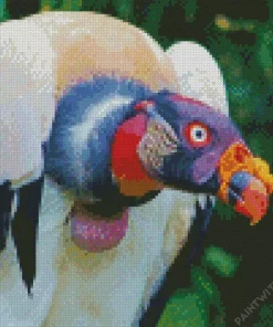 King Vulture Head Diamond Painting