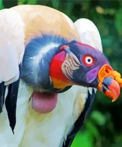 King Vulture Head Diamond Painting