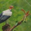 King Vulture On A Tree Diamond Painting