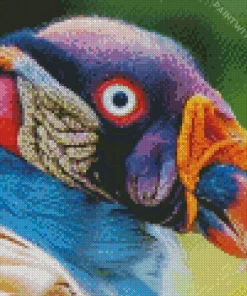 King Vulture Side Profile Diamond Painting