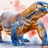 Komodo Dragon Art Diamond Painting