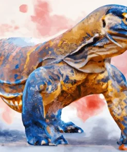 Komodo Dragon Art Diamond Painting
