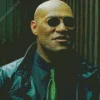 Laurence Fishburne As Morpheus In The Matrix Diamond Painting