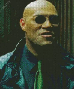 Laurence Fishburne As Morpheus In The Matrix Diamond Painting
