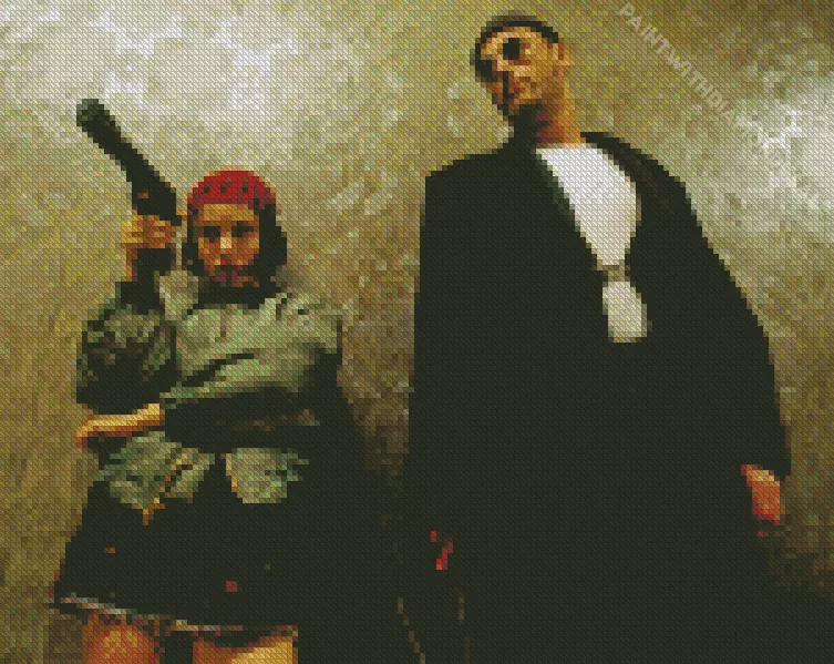 Leon Montana and mathlida Diamond Paints Leon Montana And Mathilda Diamond Painting