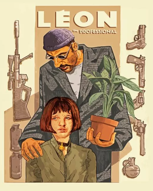 Leon art poster Diamond Dotz Leon Art Poster Diamond Painting