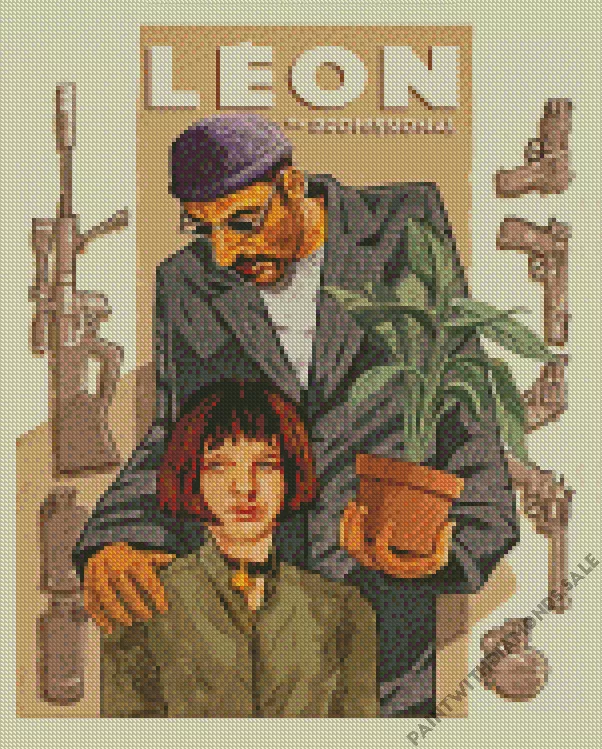 Leon art poster Diamond Paints Leon Art Poster Diamond Painting