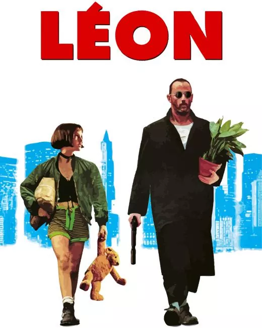 Leon movie poster Diamond Dotz Leon Movie Poster Diamond Painting