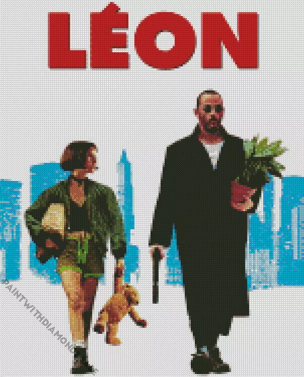 Leon movie poster Diamond Paints Leon Movie Poster Diamond Painting