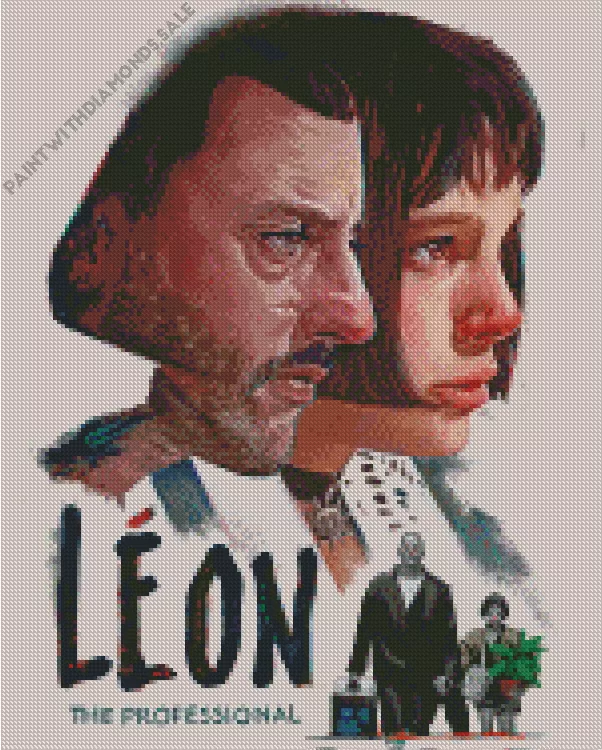 Leon poster Diamond Paints Leon Poster Diamond Painting
