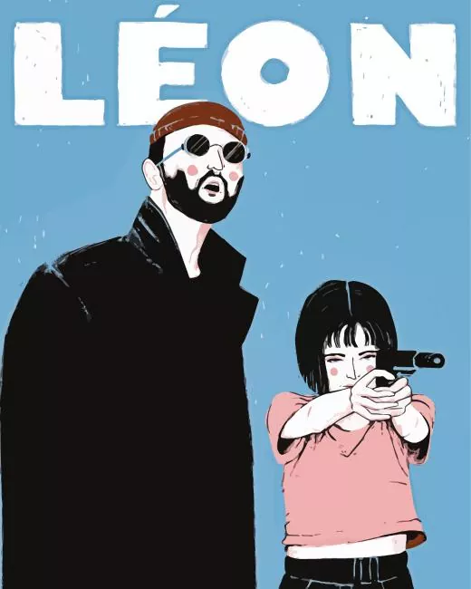 Leon poster art Diamond Dotz Leon Poster Art Diamond Painting