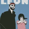 Leon Poster Art Diamond Painting