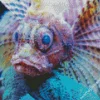 Lionfish Head Diamond Painting