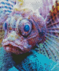Lionfish Head Diamond Painting