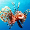 Lionfish With Opened Mouth Diamond Painting