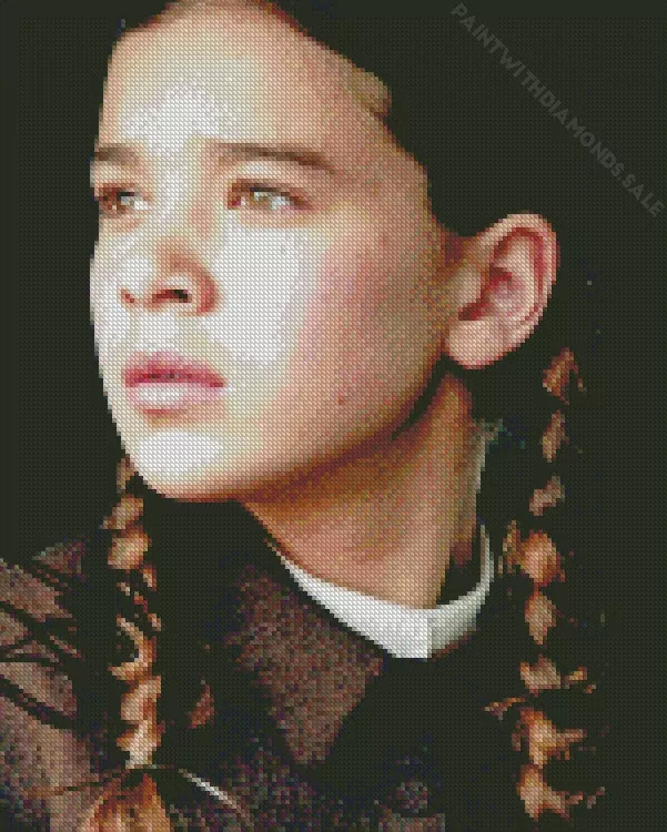 Mattie Ross character Diamond With Numbers Mattie Ross Character Diamond Painting