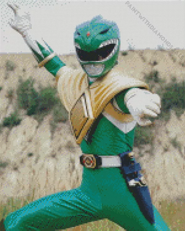 Mighty Morphin Green Ranger Diamond Paintings Mighty Morphin Green Ranger Diamond Painting