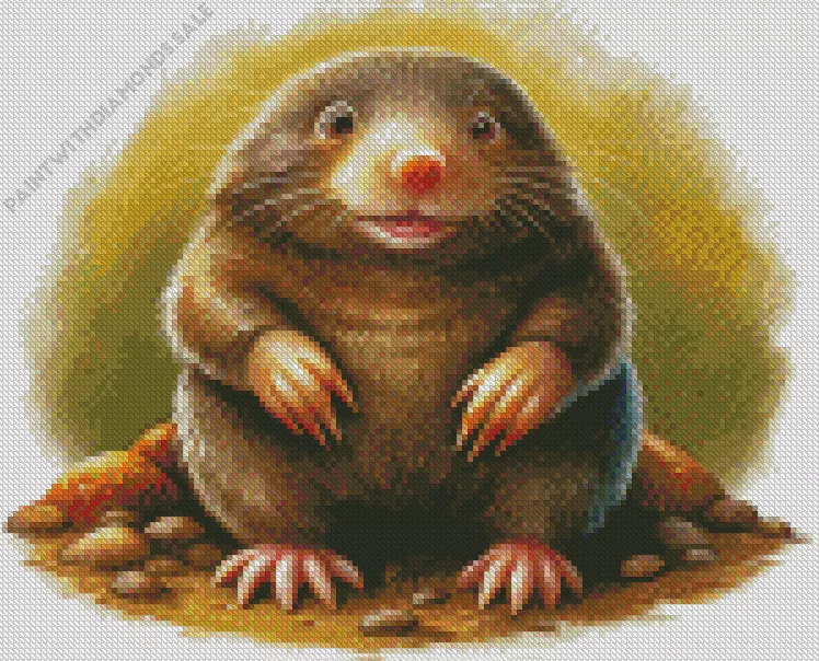 Mole art Diamond By Numbers Mole Art Diamond Painting