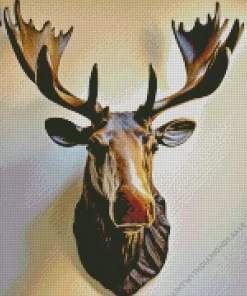 Moose Head Skull Diamond Painting