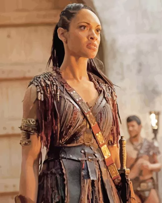 Naevia Spartacus art Diamond Paintings Naevia Spartacus Art Diamond Painting
