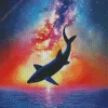 Orca Silhouette Diamond Painting