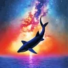 Orca Silhouette Diamond Painting