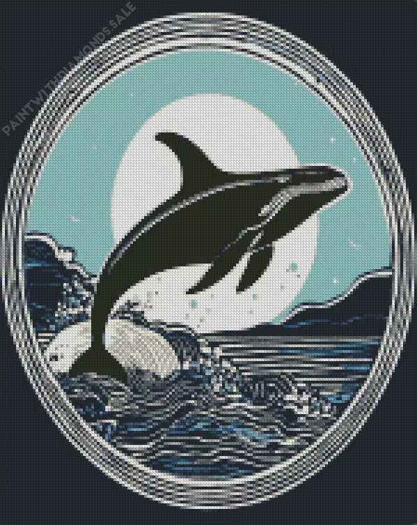 Orca whale Diamond Paintings Orca Whale Diamond Painting