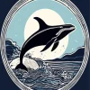 Orca Whale Diamond Painting