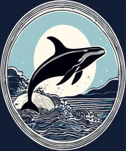 Orca Whale Diamond Painting