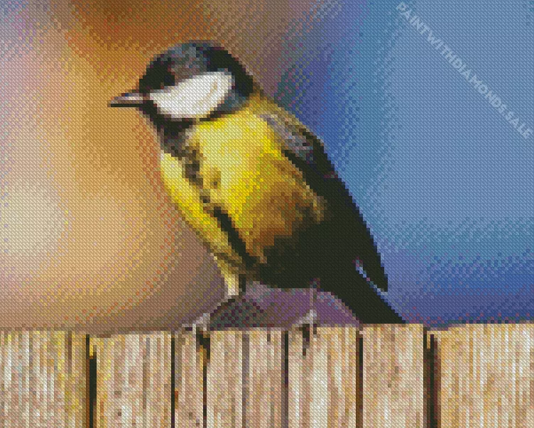 Parus yellow Bird Diamond Dotz Parus Yellow Bird Diamond Painting
