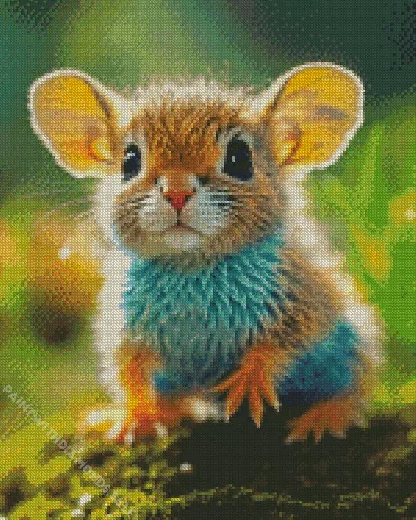 Pika animal Diamond By Numbers Pika Animal Diamond Painting